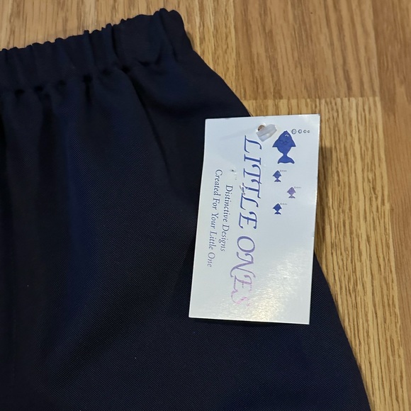 Little Ones Navy Blue Dress Pants - Stretch Waist Band - Size 4T - New w/ Tags - Picture 3 of 7